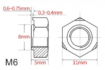  China Hexagonal Weld Nut Carbon Steel Natural Color	