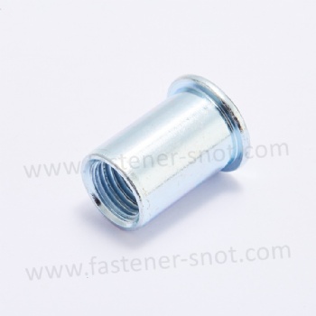 Flat Head Round Body Rivet nut Threaded Insert