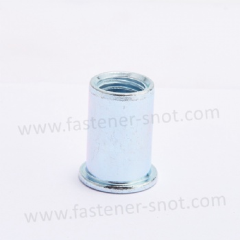  Flat Head Round Body Rivet nut Threaded Insert	