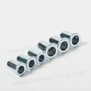  Flat Head Full Hex Threaded Insert Nut Carbon Steel Rivet Nuts	