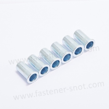  Blind Rivet Nut Flat Head Knurled Body Closed End For Thin Materials	