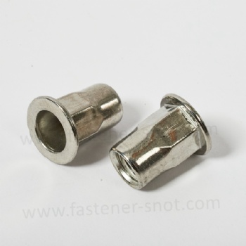 Flat Head Rivet Nut Stainless Steel 304 Half Hex China