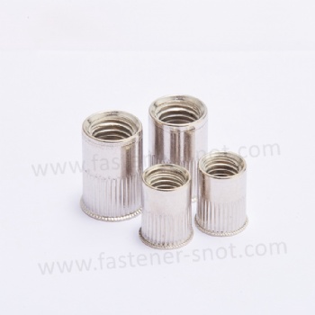  Stainless Steel 304 Reduced Head Knurled Body Rivet nut Threaded Insert	