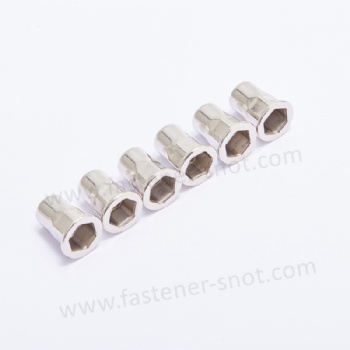  Stainless Steel Flat Head Half Hex Threaded Rivet Nuts Nutserts	